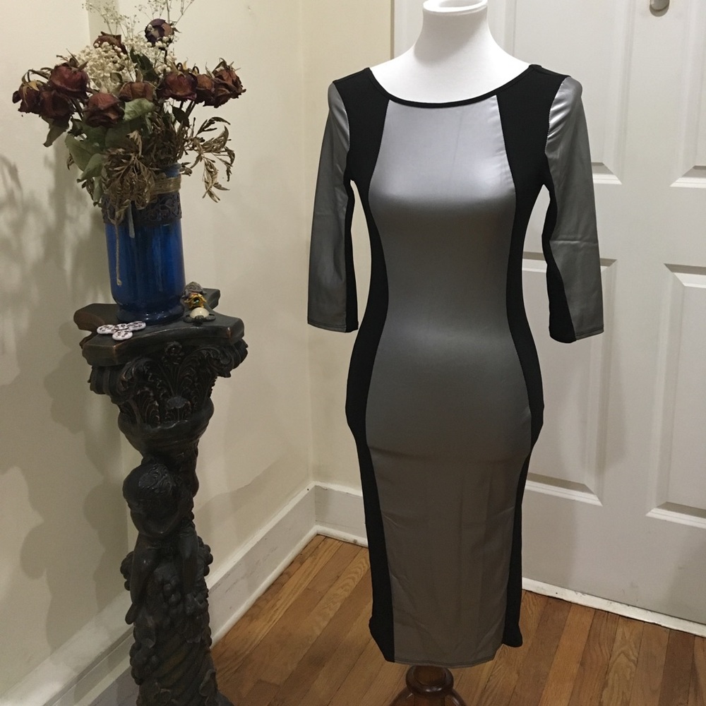 Black Metalic dress